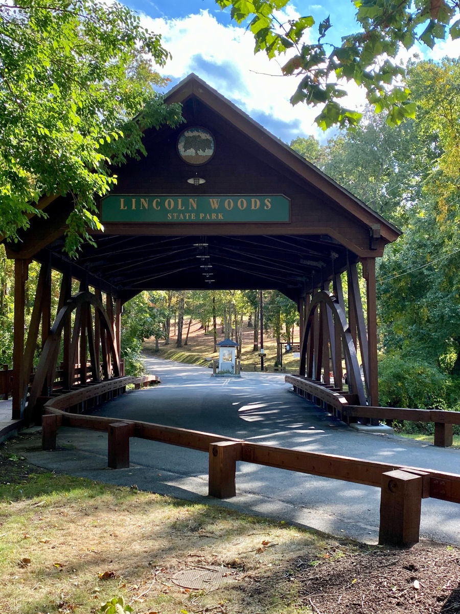 Lincoln Woods covered bridge